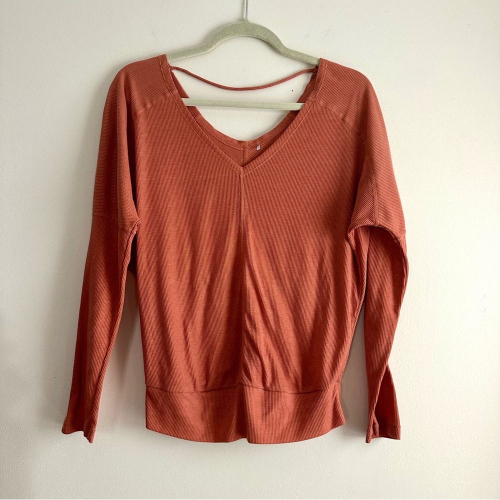 Prana • Orona Long Sleeve Top in Toasted Terracotta